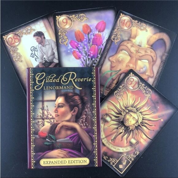 Gilded Reverie Lenormard Oracle Card Deck By Ciro Marchetti - Picture 2 of 6